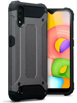 Terrapin Double Layer Impact Gunmetal (Samsung Galaxy A01)