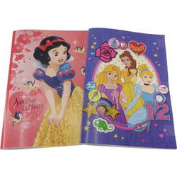 Graffiti Disney Princess Τετράδιο Ριγέ B5 50 Φύλλων 18100 Διάφορα Σχέδια