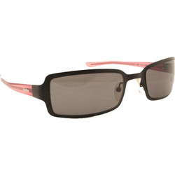 Max Mara MM221/S 003 Γυναικεία Γυαλιά Ηλίου Ορθογώνια Κοκάλινα Μαύρα με Καφέ Polarized Φακό