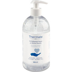 Labopharm Thermale Med Hand Cleansing Gel Αντισηπτικό Gel Χεριών με Αντλία 600ml