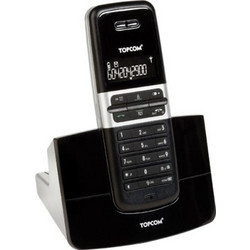 Topcom Butler M1200 Ασύρματο Τηλέφωνο Μαύρο Ασημί