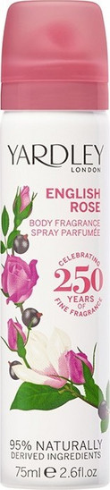 Αποσμητικό Yardley English Rose Body Γυναικείο Αποσμητικό Spray 75ml