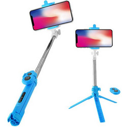 Lamtech Tripod Selfie Stick Blue