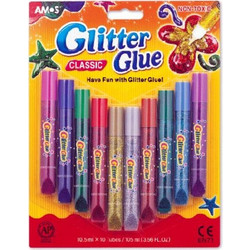 ΧΡΥΣΟΚΟΛΛΑ AMOS GLITTER GLUE (10 τμχ) 10.5ml