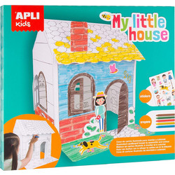 APLI Kids My Little house Αυτοκόλλητα και Ζωγραφική