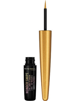 Rimmel Wonder'Swipe 2 In 1 Liner To Shadow 002 Instafamous Πινέλο Eyeliner Glitter