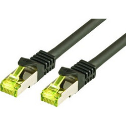 Mcab S/FTP STP Cat.7 Καλώδιο Δικτύου Ethernet 0.25m Black