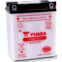 Yuasa Μπαταρία Μοτοσυκλέτας YB12A-B 12.6Ah