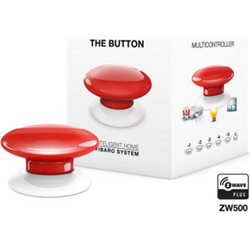 FIBARO Button κόκκινο Συσκευή ελέγχου συσκευών του έξυπνου συστήματος Fibaro μέσω πατήματος ενός κουμπιού | Geyer | FGPB-101-3