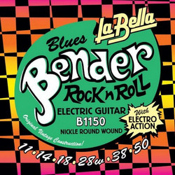 La Bella B1150 Blues Bender Σετ 6 Χορδές Ηλεκτρικής Κιθάρας Nickel Plated Steel 11-50" Normal Tension