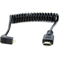 Atomos Right-Angle Micro to Full HDMI Coiled Cable