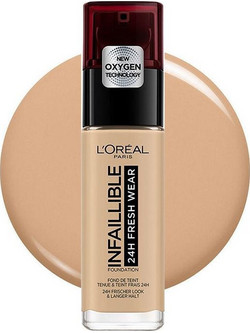 L'Oreal Paris Infaillible 24h Freshwear 120 Vanilla Liquid Make Up 30ml