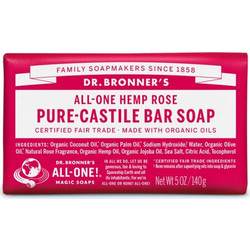 Dr. Bronner's Rose Pure-Castile Bar Σαπούνι 140gr