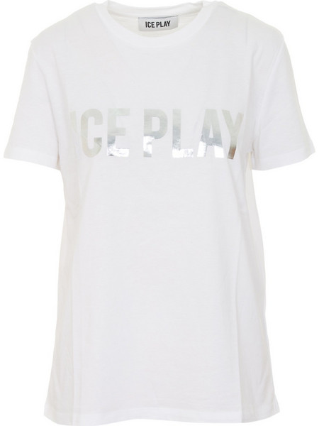 ICE PLAY W T-SHIRT - F026-P400-1101-WHT WHITE