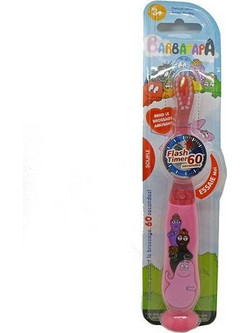 Εκπαιδευτική παιδική οδοντόβουρτσα BARBAPAPA για Παιδιά που Αναβοσβήνει για 60 δευτερόλεπτα, 1 Τεμάχιο