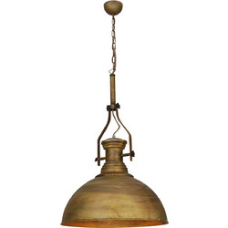 Home Lighting KHALEESI Κρεμαστό Φωτιστικό Οροφής Μονόφωτο E27 Μπρονζέ 77-2930 Bronze