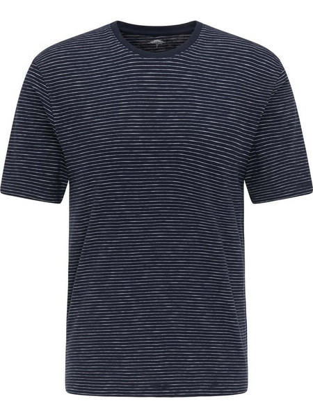 FYNCH-HATTON T-SHIRT ΛΑΙΜΟΚΟΨΗ 100%ΒΑΜΒΑΚΙ REGULAR FIT