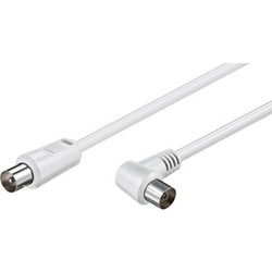 Καλώδιο Κεραίας Coax Male to Coax Female 1.5m White FTT16-210