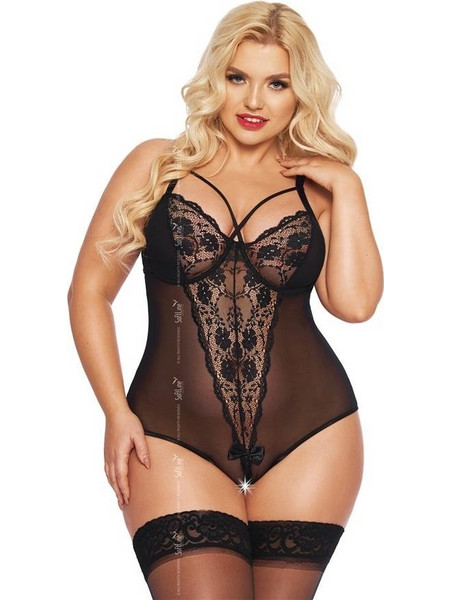 Plus size Bodysuite - Amanda Black