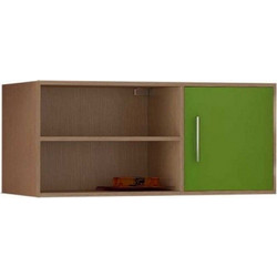 Εταζέρα Τοίχου Παιδική Νο. 43 100x43x30 Silky Oak-Green Μελαμίνη