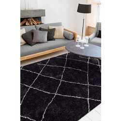 Kayoom Orlando Χαλί Ορθογώνιο Μάλλινο 200x290cm 525 Anthracite