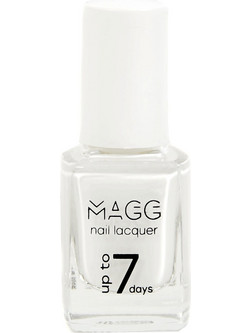 Magg Nail Lacquer 05 Milky White Gloss Βερνίκι Νυχιών Μακράς Διαρκείας για Γαλλικό Μανικιούρ Quick Dry 12ml