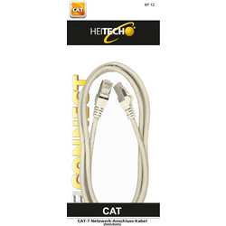 Heitech U/UTP Cat.7 Καλώδιο Δικτύου Ethernet 3m Grey