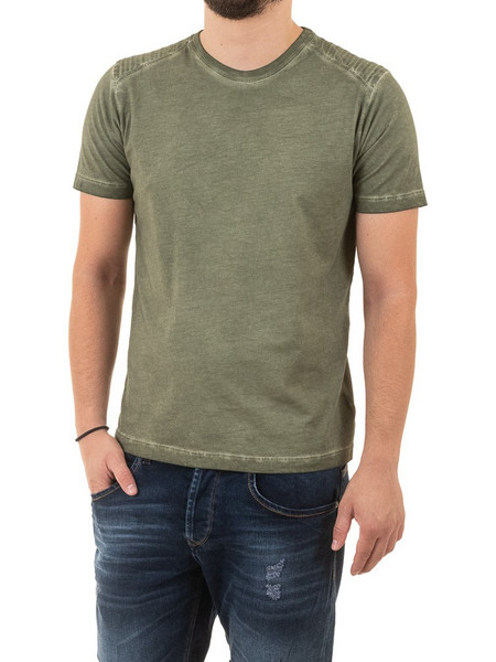 Κοντομάνικη Μπλούζα T-Shirt Back2Jeans B52 Χακί