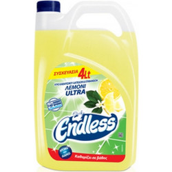 Endless Υγρό Δαπέδων Ultra με Άρωμα Λεμόνι 4lt