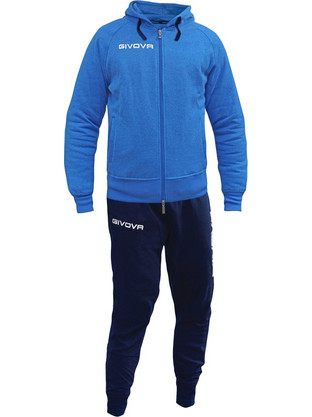 Givova Poker Ανδρικό Σετ Φόρμας με Λάστιχο Navy Μπλε Royal Blue LF28-4604