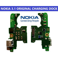Γνήσιο Original Nokia 3.1 TA-1063 Micro USB Charging Dock Connector Flex-Subboard Κονέκτορας Φόρτισης (Service Pack By Nokia)