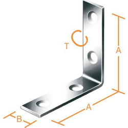 Γωνίες ανοξείδωτες 40x15mm 4τεμ