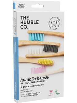 The Humble Co. Bamboo Medium Οδοντόβουρτσες 5τμχ