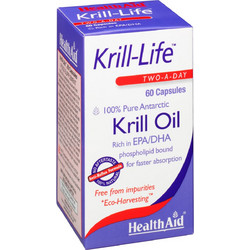 Health Aid Krill Life Oil Έλαιο Κριλ 500mg 60 Κάψουλες