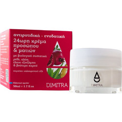 Dimitra 24h Αντιρυτιδική & Ενυδατική Κρέμα Προσώπου & Ματιών 50ml