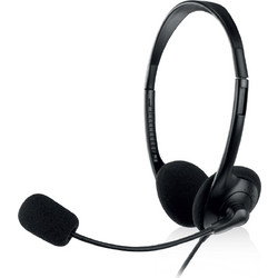 Ewent EW3563 On Ear Ακουστικά Υπολογιστή με Μικρόφωνο & 3.5mm Jack