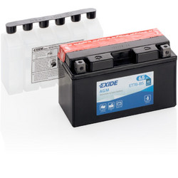 Exide Μπαταρία Μοτοσυκλέτας ET7B-BS 85A 6.5Ah