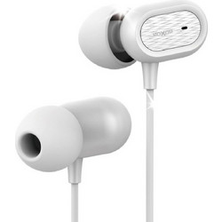 Moxom MOX-37 Ακουστικά Bluetooth In Ear Ανθεκτικά στο Νερό White