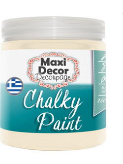 Maxi Decor Chalky Paint Χρώμα Κιμωλίας 522 Κρεμ 100ml