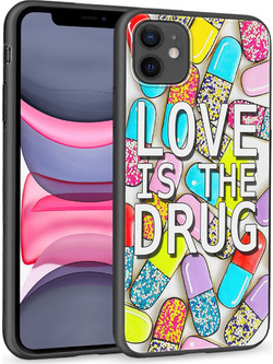 Θήκη iPhone 11 Black TPU - Love Is The Drug