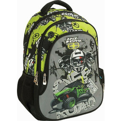 No Fear Armour Skull Σχολική Τσάντα Πλάτης Δημοτικού Πολύχρωμη 347-87031