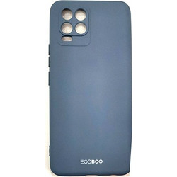 Θήκη Egoboo Rubber για Realme 8, 8 Pro Back Cover TPU Grey + Tempered Glass