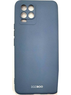 Θήκη Egoboo Rubber για Realme 8, 8 Pro Back Cover TPU Grey + Tempered Glass