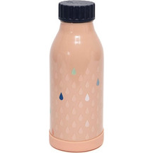 Petit Monkey Drops Peach Παιδικό Μπουκάλι Θερμός Ανοξείδωτο BPA Free Σομόν 350ml