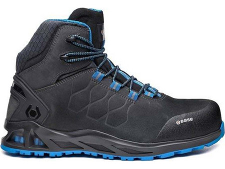Base K-Road Top Μποτάκια Ασφαλείας S3 Αδιάβροχα Γκρι Γαλάζια