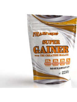 Fit & Shape Super Gainer Chocolate Tart Πρωτεΐνη Ορού Γάλακτος Όγκου 2.25kg