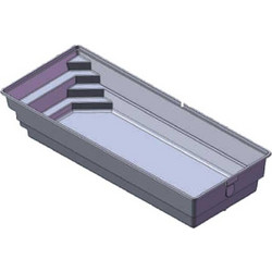 AstralPool Spa Ypsilon Delta Πισίνα Προκάτ με Αντλία Φίλτρου 550x300x150cm