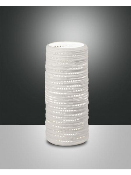 Fabas Luce 3527-30-102 Πορτατίφ Ε27 Λευκό Φ11xΥ25cm