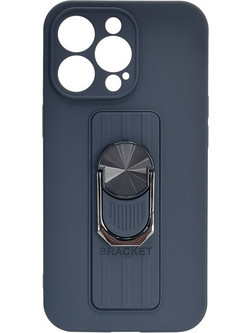 Powertech Ring Back Cover Blue (iPhone 13 Pro Max)