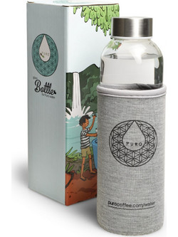 ΜΠΟΥΚΑΛΙ ΝΕΡΟΥ ΓΥΑΛΙΝΟ PURO 550 ml SLEEVE